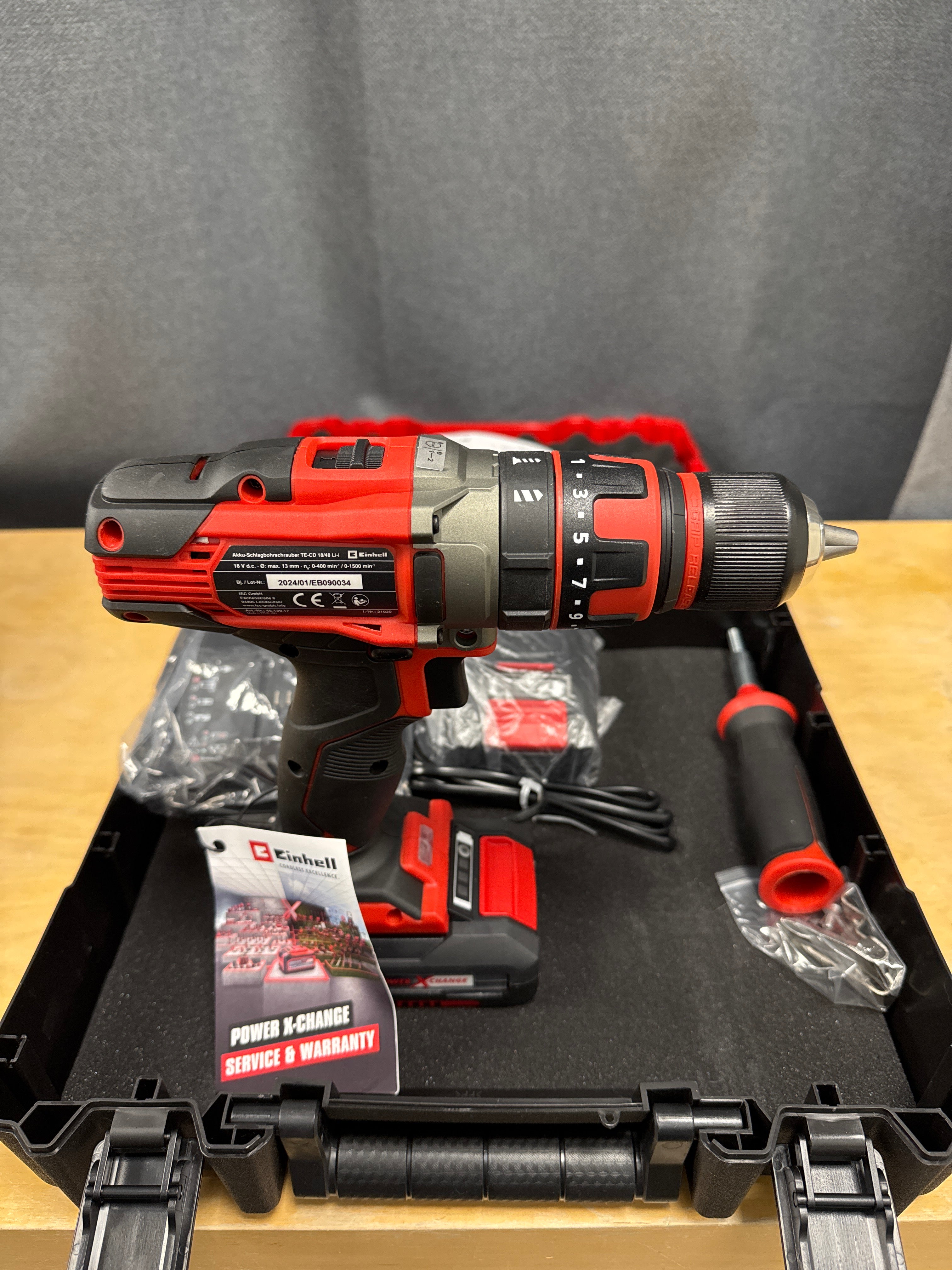 Akumulatora triecienurbis Einhell TE-CD 18/48 Li-i