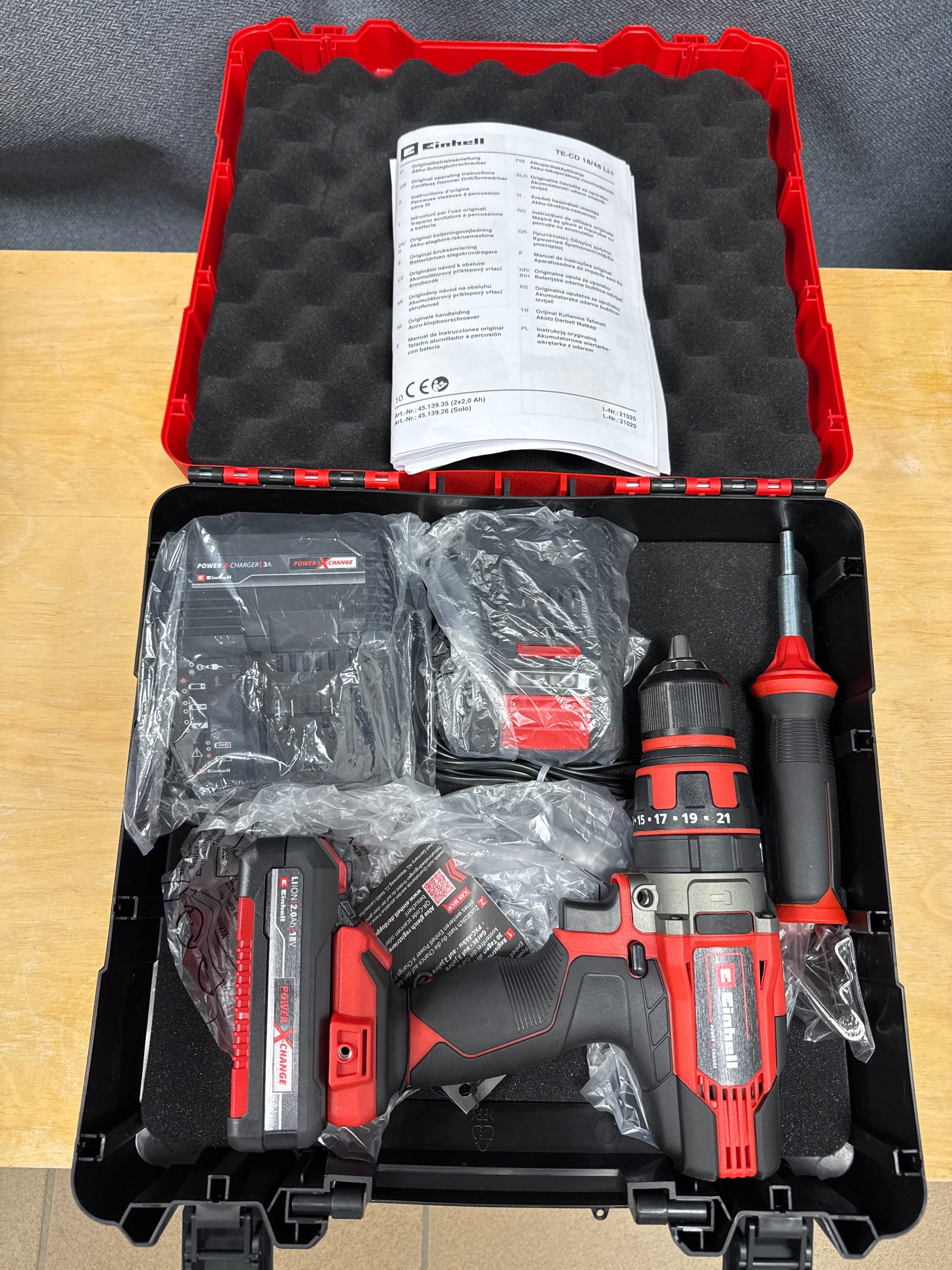 Akumulatora triecienurbis Einhell TE-CD 18/48 Li-i